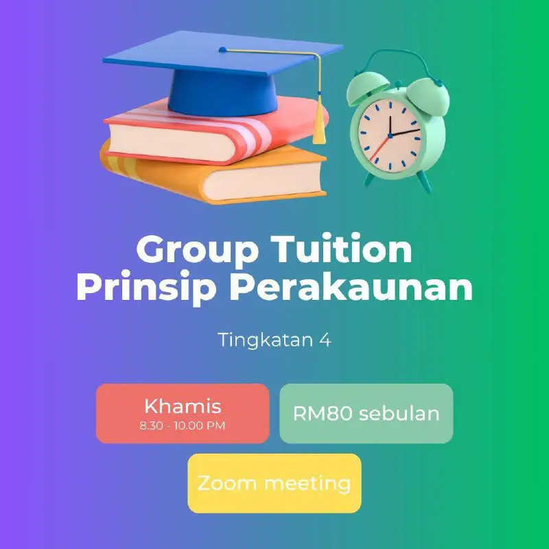 ***‼️***Group Tuition F4 New Intake
