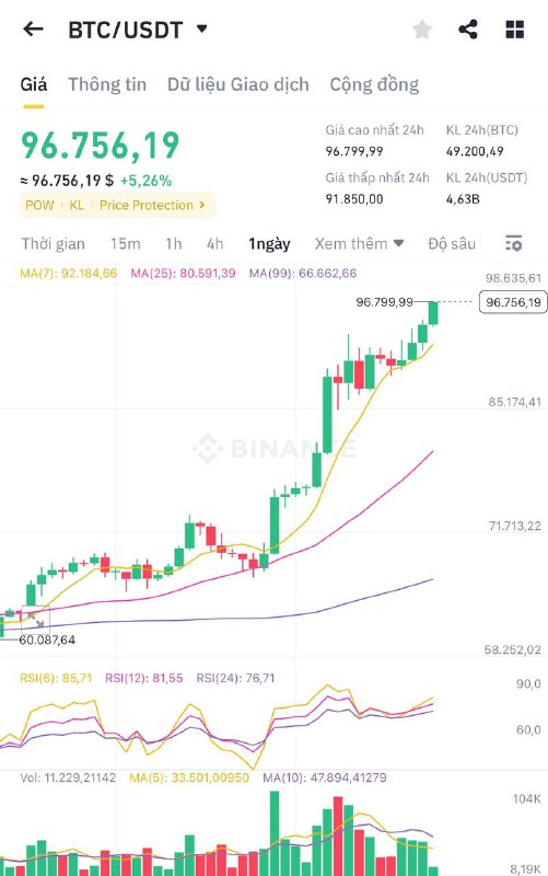 BTC New ATH 96K