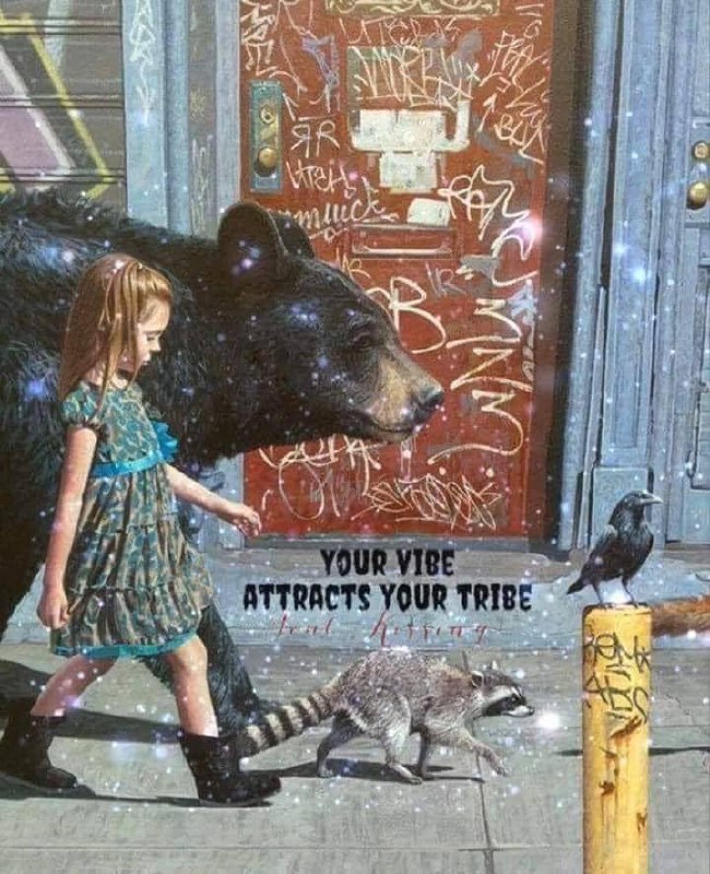 **„** Your vibe attracts your tribe“ …