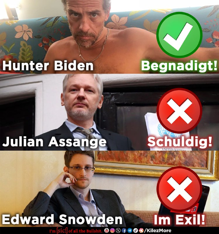 Hunter Biden: **Begnadigt!** ***✅***