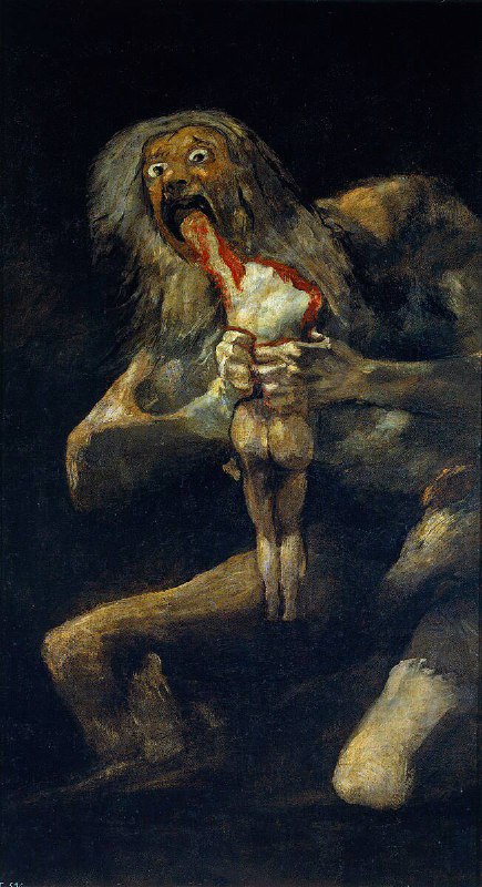 «saturn devouring his son» by francisco …