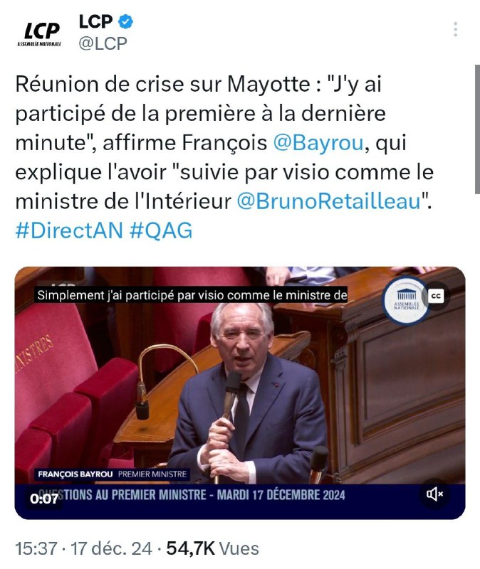 Le rythme avec lequel François Bayrou …