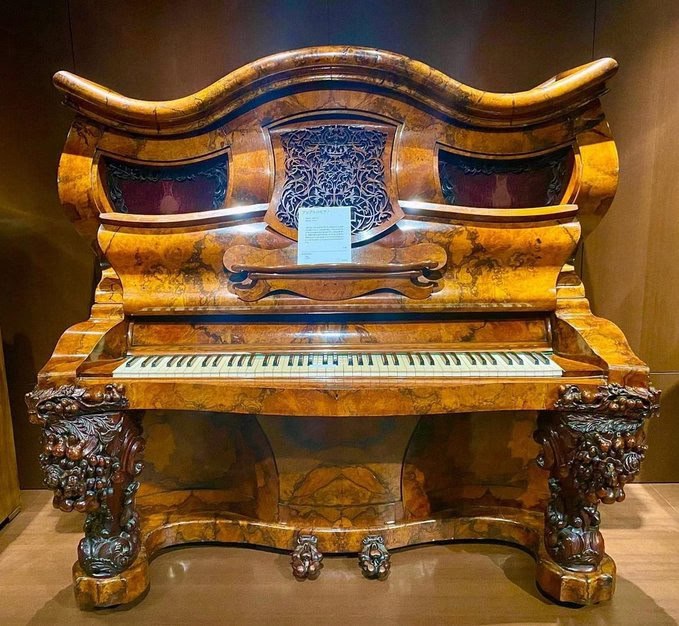 The Napoleon Hat Shape Piano, which …