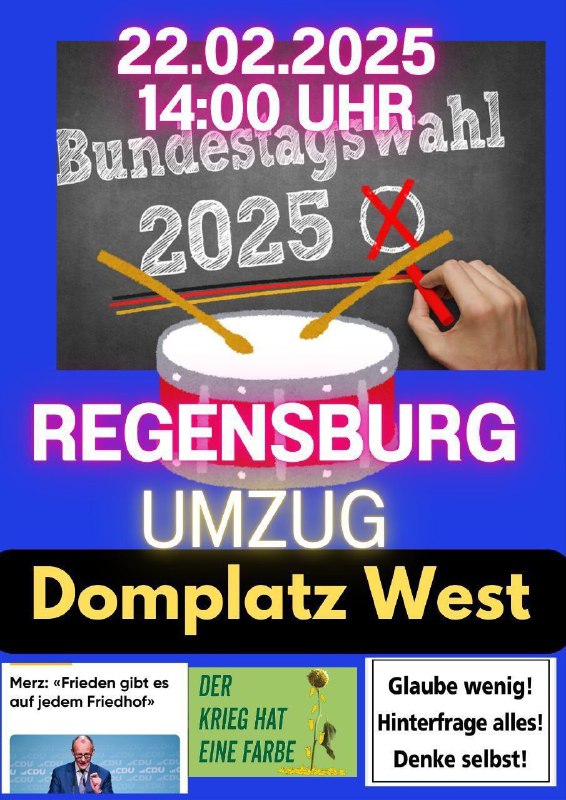 ***🗓*** **Demo Regensburg ***🗓*** VOR DER …