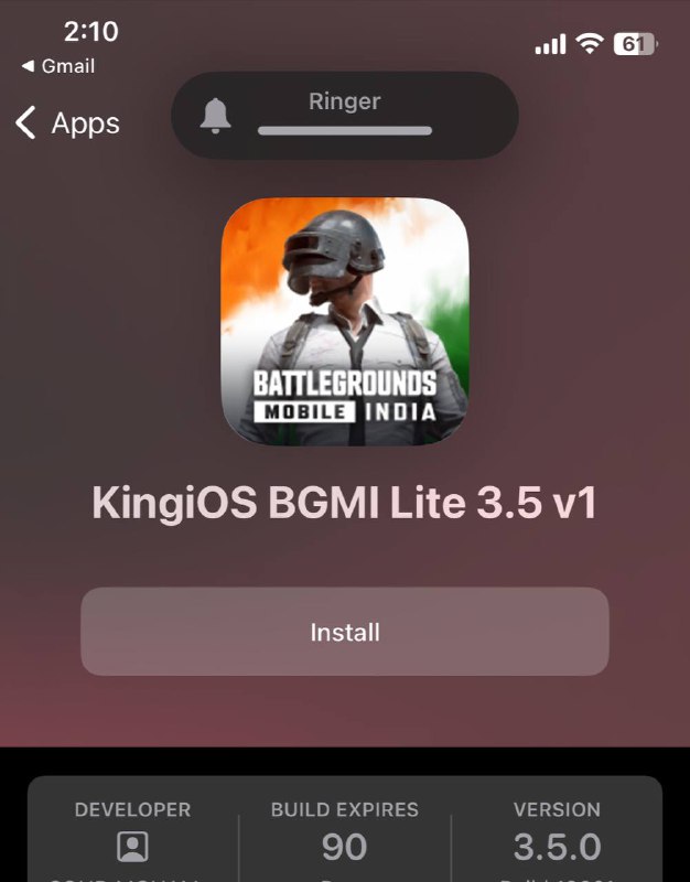 **KingiOS BGMI Lite 3.5 v1 Testflight …