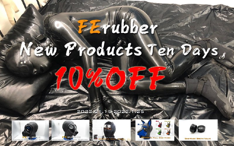 FE-Rubber is having a sale all of July to commemorate launching new products - focus is on puppy gear, but …