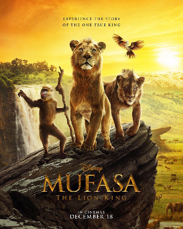 **"MUFASA: QIROL SHER" filmidan yangi poster.**[**@Kino\_Insayder**](https://t.me/Kino_Insayder)