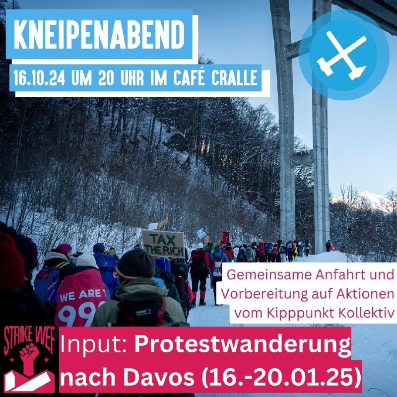 *Ende Gelände Kneipenabend***Input: Protestwanderung für Klimagerechtigkeit …