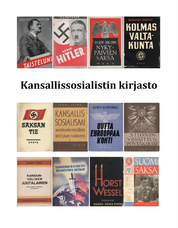 *Risto Teinonen:* **Kansallissosialistin kirjasto** (2023)