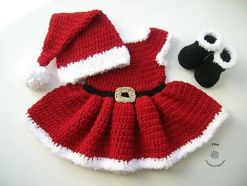 Christmas baby girl outfit