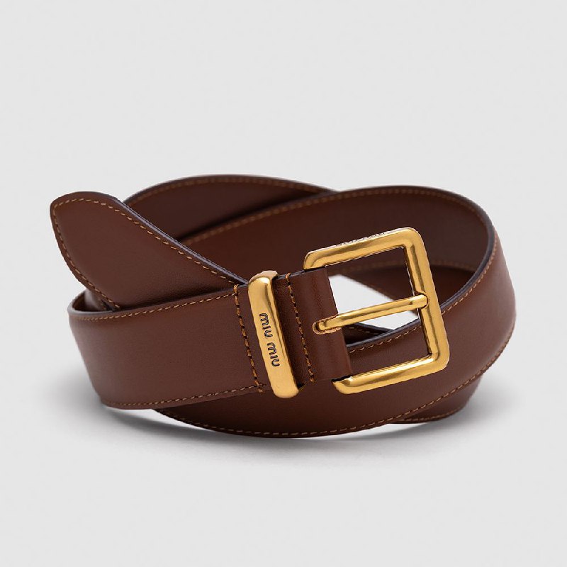 ***❤️*** **Miu Miu Leather Belt Brown …