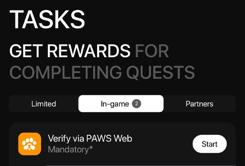 *****?*******PAWS делаем вериф**