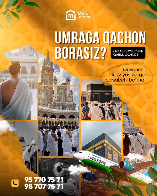 ***🕋*** Muborak UMRA Safari Oktabr va …