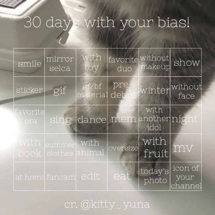 ··· ›› [#challenge](?q=%23challenge) | [@kitty\_yuna](https://t.me/kitty_yuna)