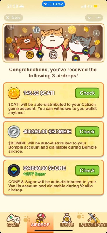 ***🧡*** Catizen Season2 -UPDATE check mà …