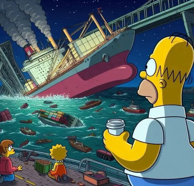 Au prezis Simpsonii prăbușirea podului din …