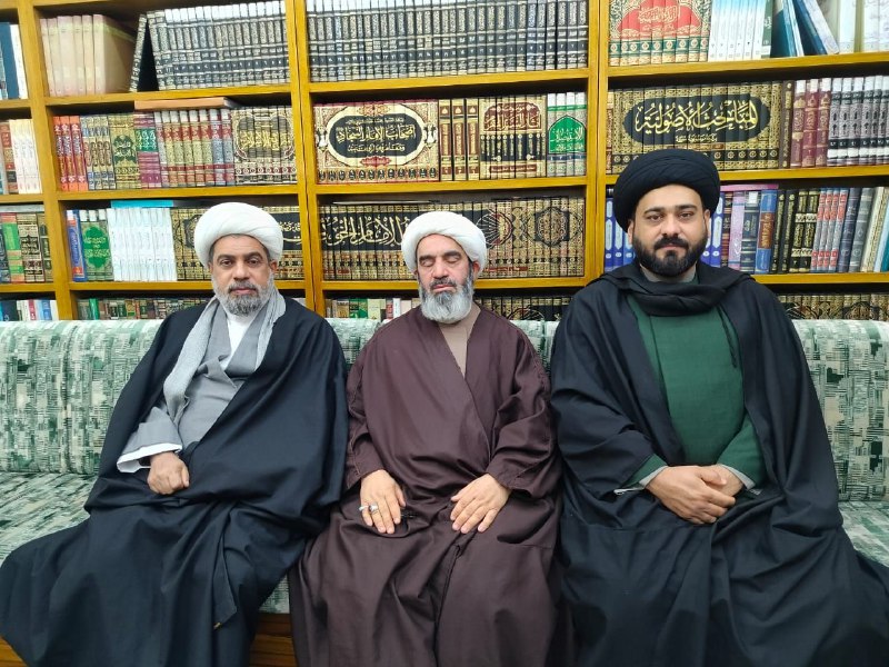 السيد حسين الزاملي يزور مسؤول شعبة …