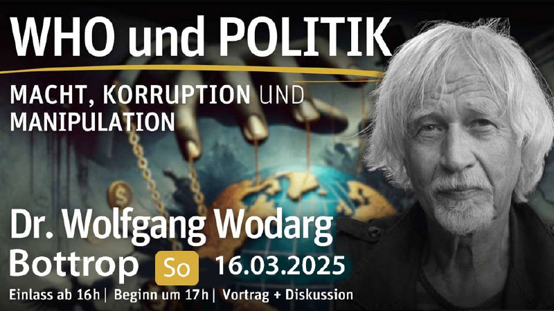 *Dr. Wolfgang Wodarg Vortrag + Diskussion:* …