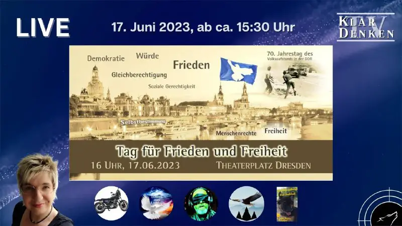 ***🔴*** *****💥*** LIVE | Dresden ein Tag für Frieden und Freiheit***💥***