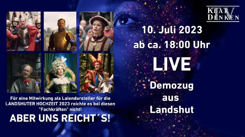 ***🔴*** *****💥*** LIVE | aus Landshut: ABER UNS REICHT`S!***💥***