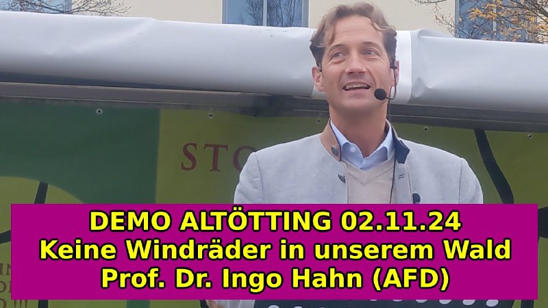 **DEMO ALTÖTTING – Prof. Dr. Ingo …