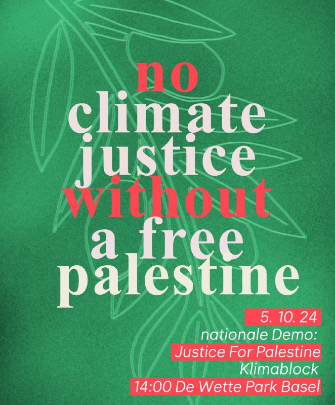 **KLIMABLOCK an der nationalen Demo am …