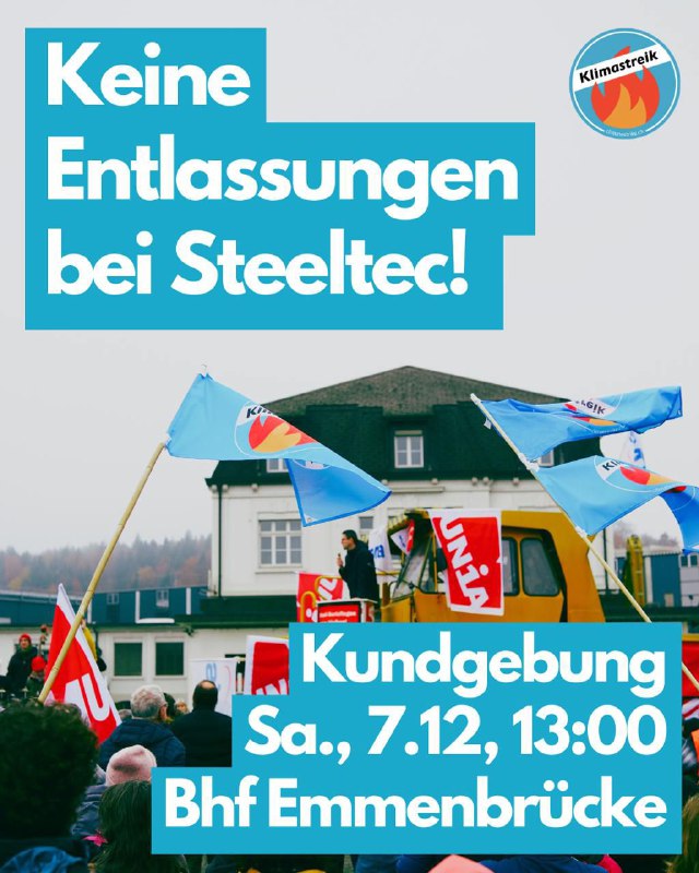 *****💚*** Keine Entlassungen bei Steeltec!