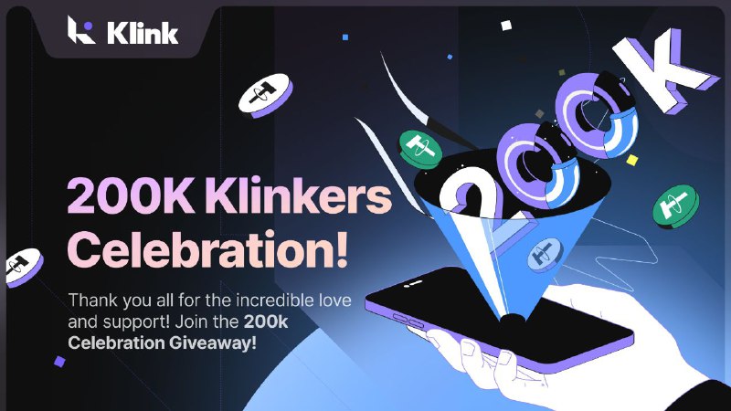 **KLINK HITS 200K REGISTERED KLINKERS!** ***❤️***