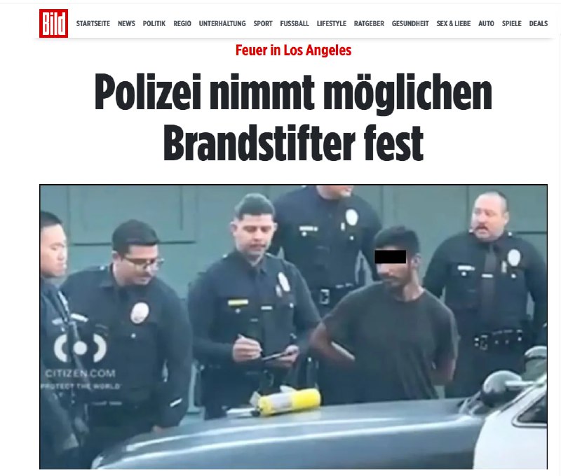 Die Polizei von Los Angeles hat …