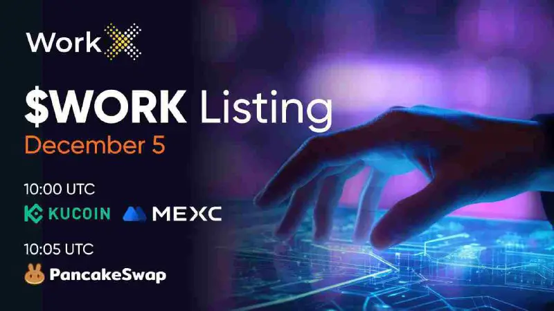 ***📣*** $WORK Listing Update!***⚡️***