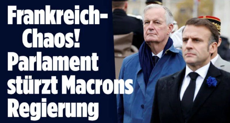 Historisches Chaos in Frankreich! Nach nicht …