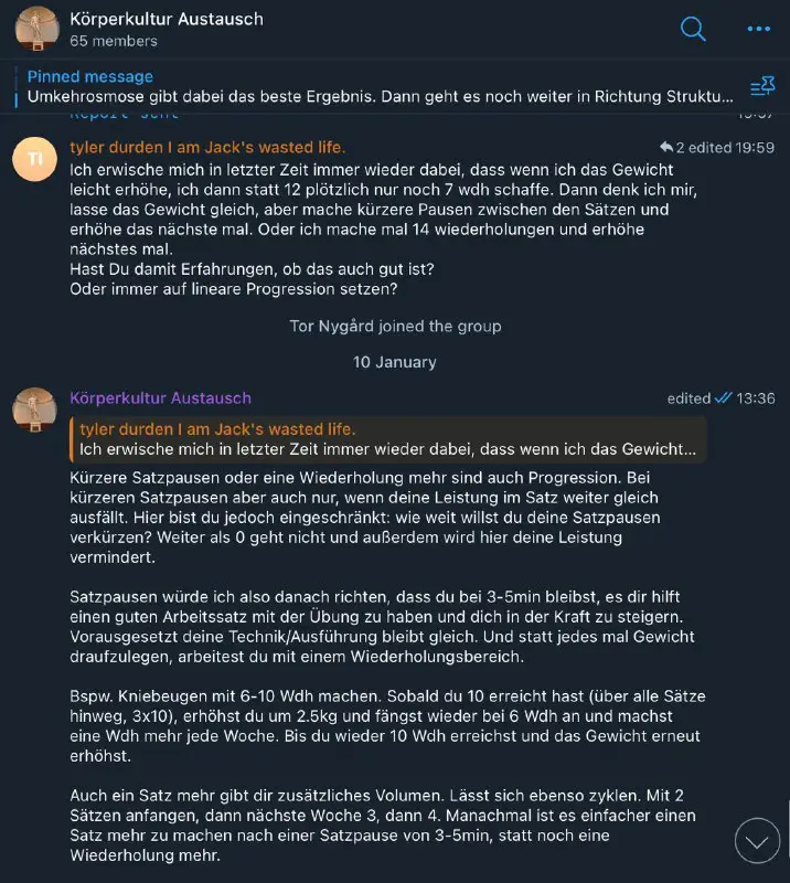 Erinnerung daran unserem Chat für mehr …