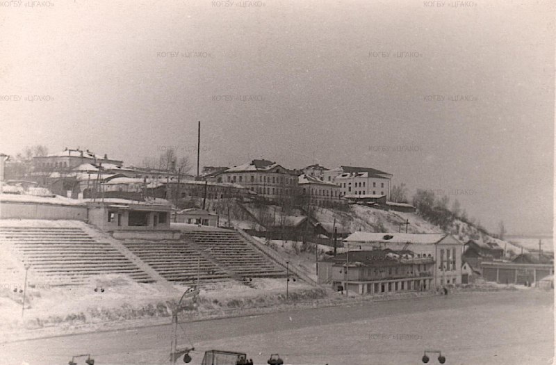 Вид стадиона "Трудовые резервы". 1966 г. …