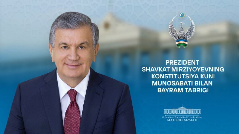 Oʻzbekiston Respublikasi Prezidenti Shavkat Mirziyoyevning Konstitutsiya …