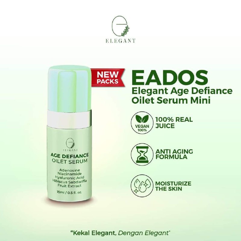Eados serum kini dah ada saiz …
