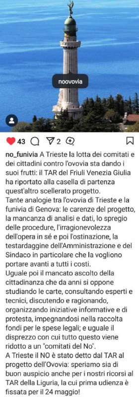Anche a Genova si lotta contro …
