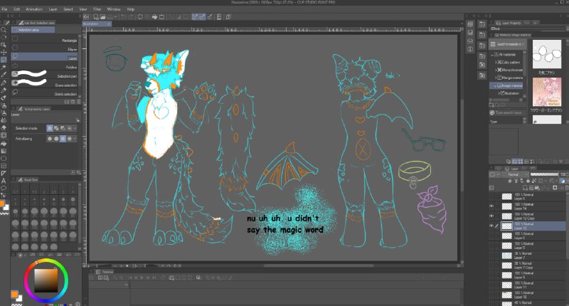WIP dużej refki dla [@PongiFox](https://t.me/PongiFox) już …
