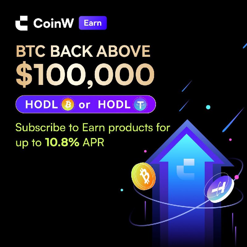 ***💜***BTC가 $100,000를 회복했습니다! $BTC 또는 $USDT를 …