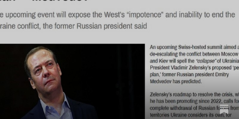 **Medvedev Has A Point About How Next Month’s Swiss “Peace Talks” Could Backfire On Ukraine**[**https://korybko.substack.com/p/medvedev-has-a-point-about-how-next**](https://korybko.substack.com/p/medvedev-has-a-point-about-how-next)