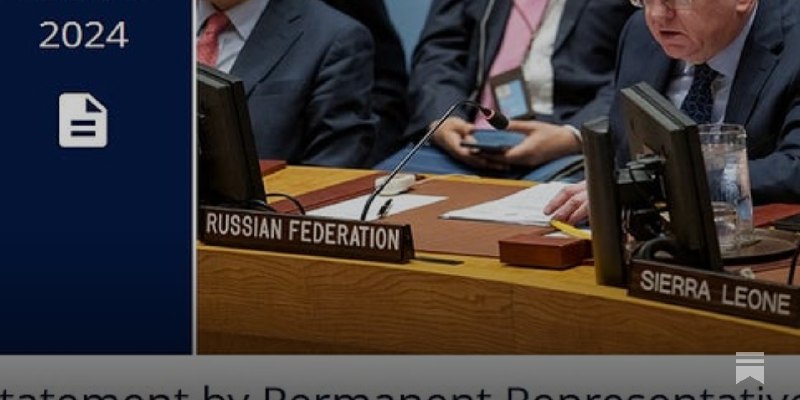 **Russia’s UN Representative Reaffirmed His Country’s …