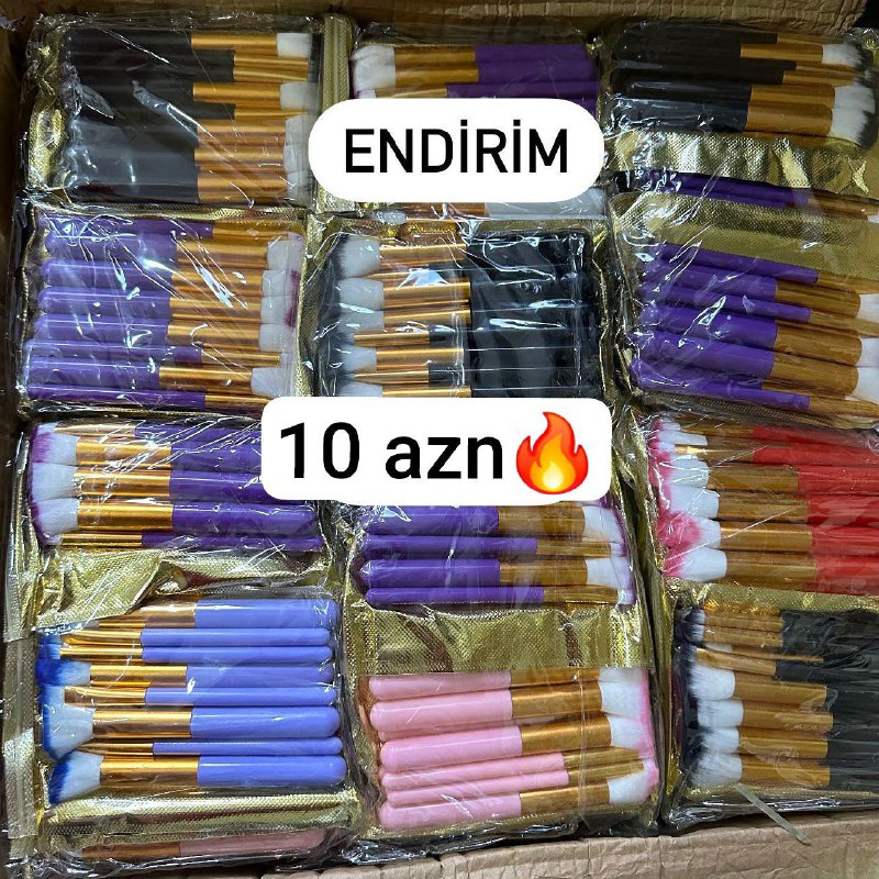 12li fırça dəsti: endirimdə cəmi 10 …