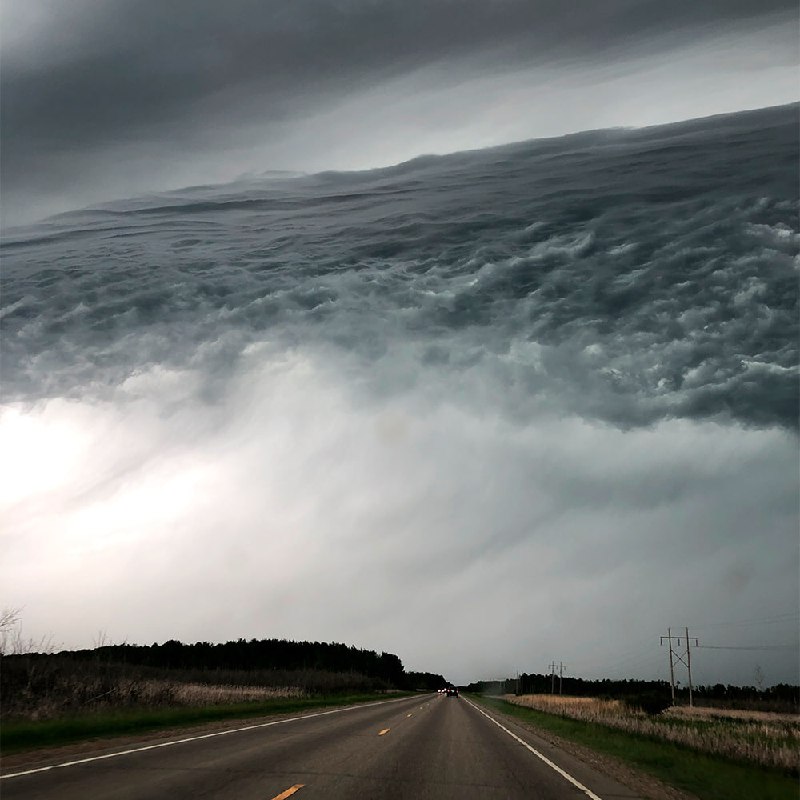 An incredible cloud in the sky …