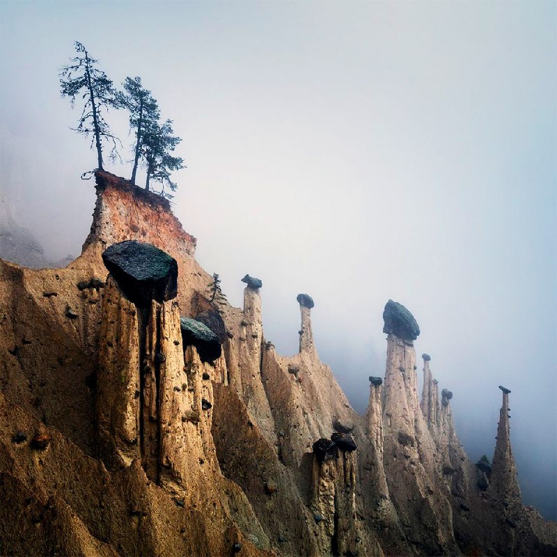 "Paisaje alienígena" tomado en Tirol del …