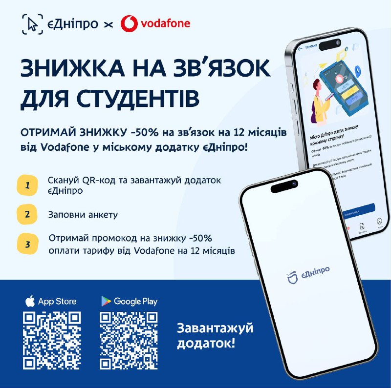 *****📞***Всім студентам міста Дніпро знижка -50% …