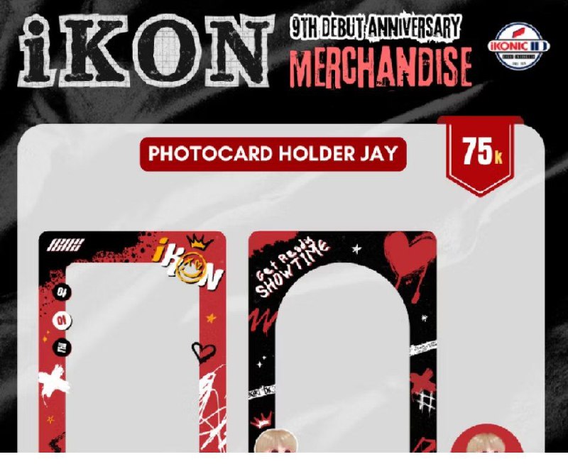 [iKON 9th Anniv Merch] PHOTOCARD HOLDER