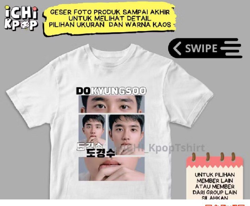 KAOS EXO DO KYUNGSOO (PILIHAN WARNA …