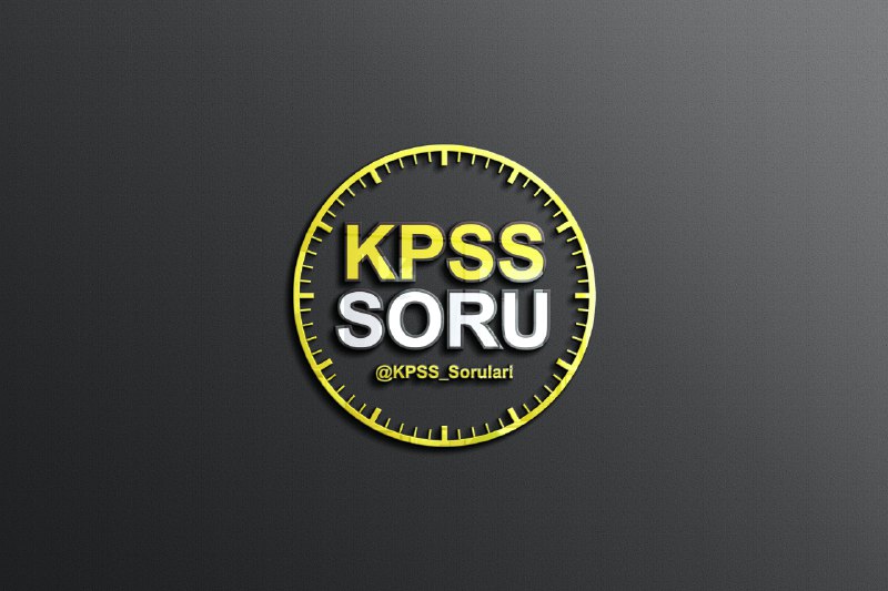 ***🎯*** "**KPSS SORULARI" KANALIMIZ SİZLERLE**