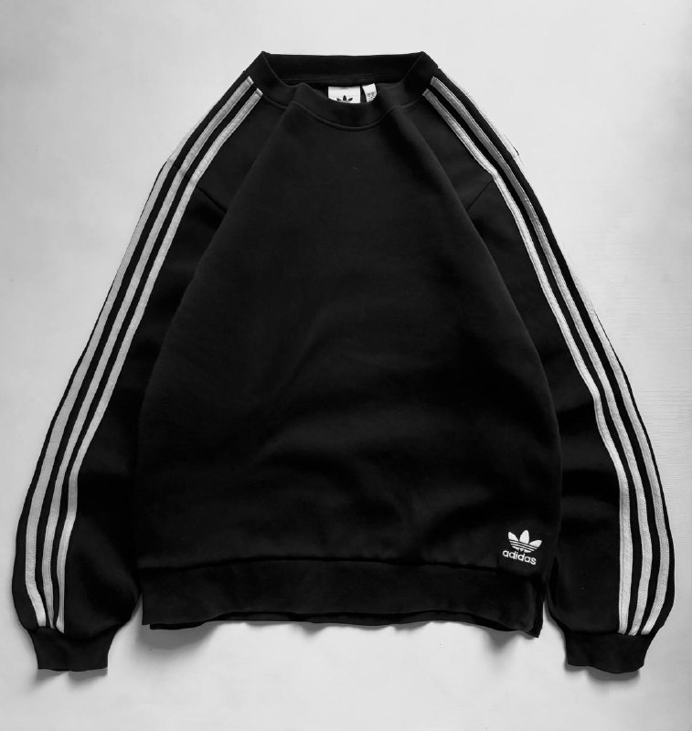 **Adidas Three Stripes Sweatshirt**