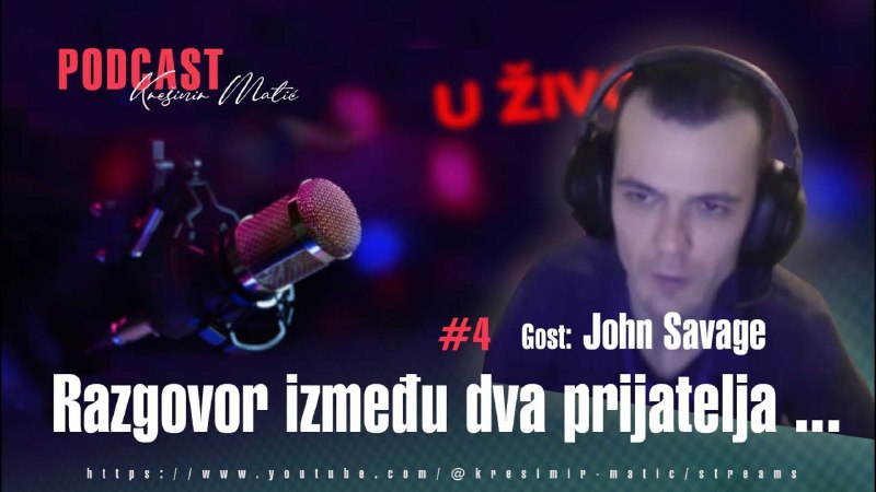 Podcast uživo s John Savage