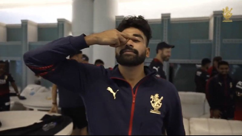 This is how Mohammed Siraj used …